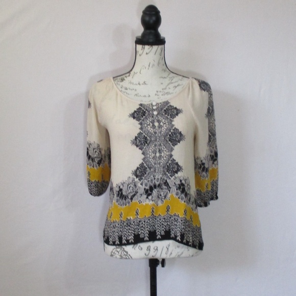 Angie Black & Gold Top - Picture 1 of 5